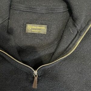 Allen Edmonds Charcoal Half-Zip Pullover